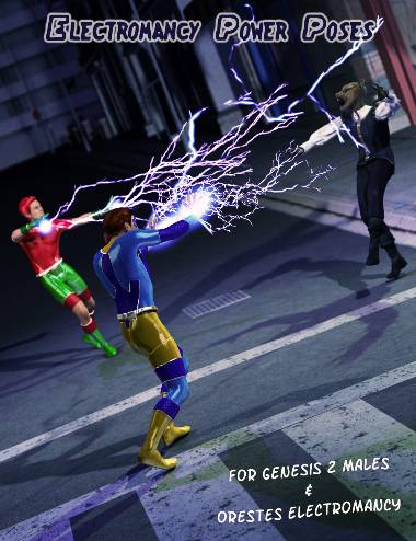 Electromancy Power Poses for Genesis 2 Male(s)