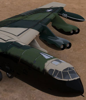 B-52 Stratofortress (for Poser)