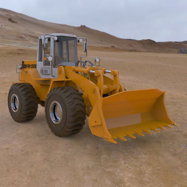 Click here to see preview images for "Fiat-Allis Loader FR 130 (for Poser)" Fiat-Allis Loader FR 130 (for Poser)
