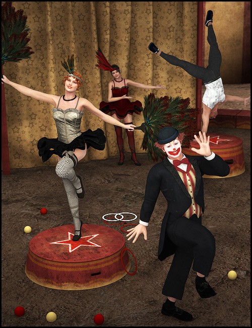 Click here to see preview images for "Carnival Performer Poses" Carnival Performer Poses