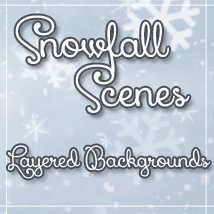 SnowFall Scenes PSDs