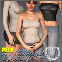 Genesis 2 Female's MEGA Wardrobe- V6/G6/Gia