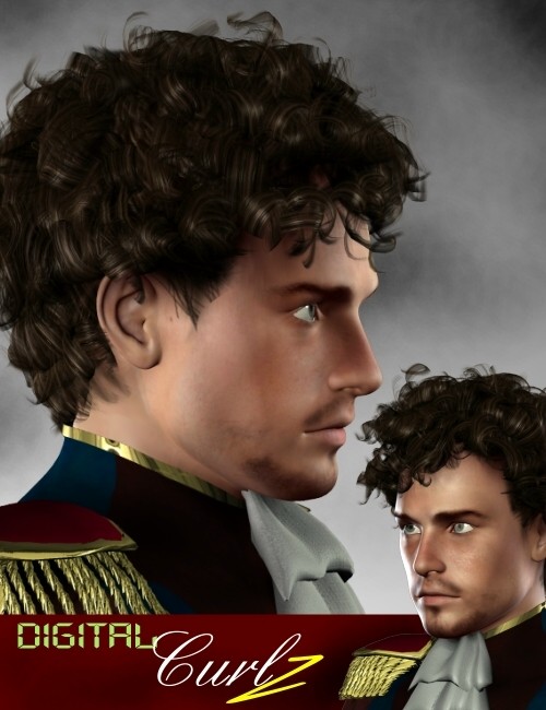 Click here to see preview images for "Digital Curlz Hairstyle" Digital Curlz Hairstyle