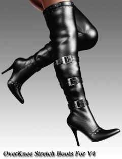 OverKnee Stretch Boots For V4