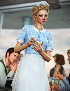 Diner Waitress for Genesis Female