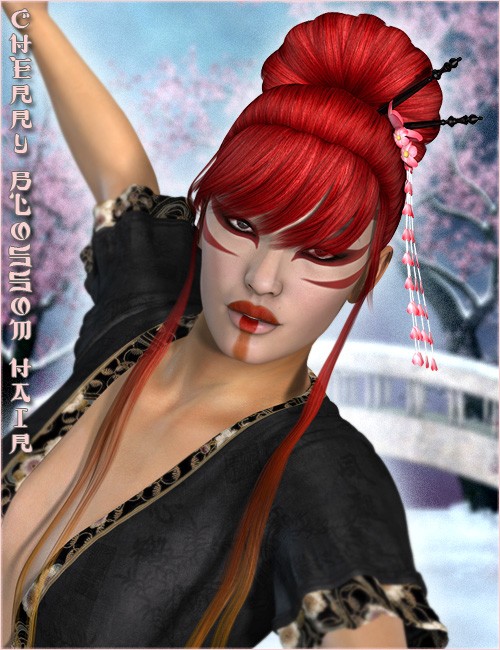 Click here to see preview images for "Cherry Blossom Hair" Cherry Blossom Hair