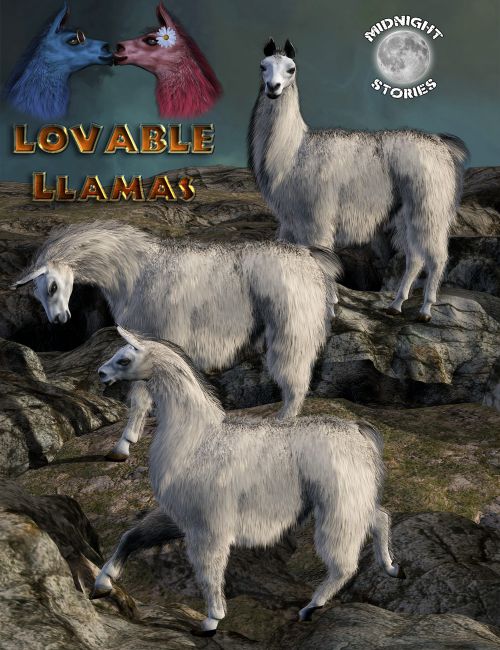 Click here to see preview images for "Lovable Llamas" Lovable Llamas