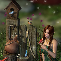 DM's Enchanted Accents- Birdhouse