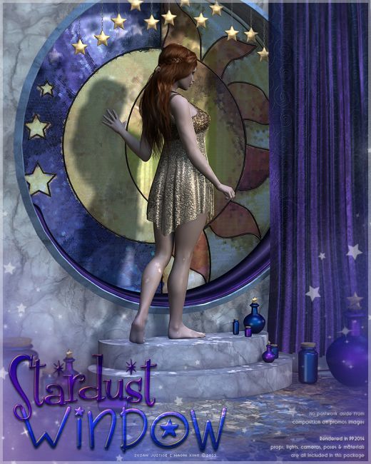 Click here to see preview images for "Stardust Window & Poses" Stardust Window & Poses