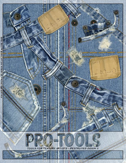 Click here to see preview images for "Pro-Tools - Destroyed Denim 2" Pro-Tools - Destroyed Denim 2