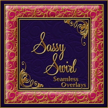 SASSY SWIRLS Transparent Seamless Overlay Pack