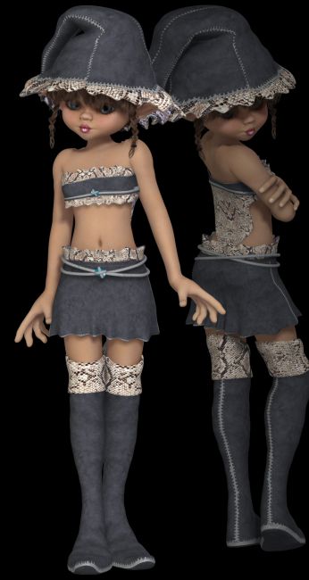 Click here to see preview images for "Sadie Elfish Outfit" Sadie Elfish Outfit