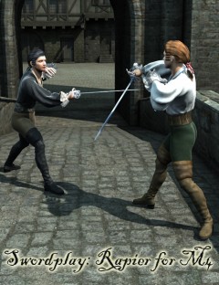 Sword Play- Rapier Poses for M4