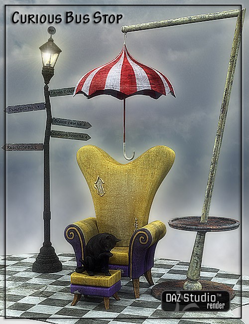 Click here to see preview images for "A Curious Bus Stop" A Curious Bus Stop