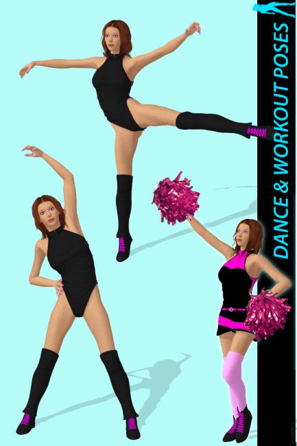 Click here to see preview images for "Dance & Workout Poses" Dance & Workout Poses