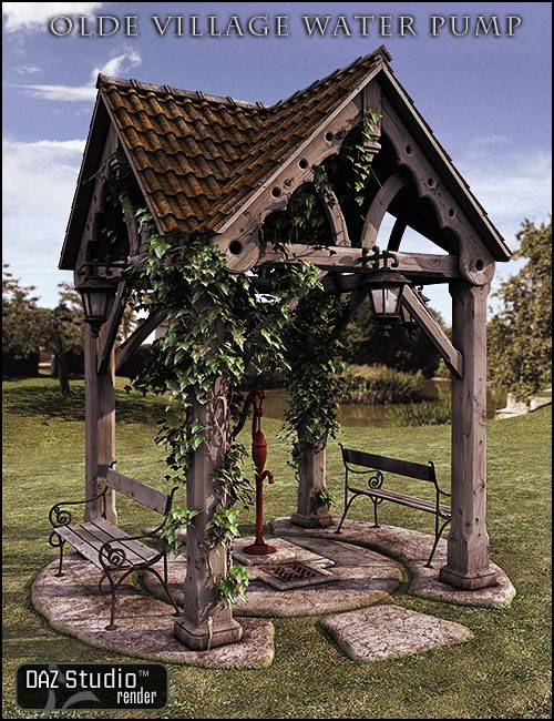 Click here to see preview images for "Old Village Water Pump" Old Village Water Pump