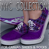 NYC for Canvas Shoes and Socks