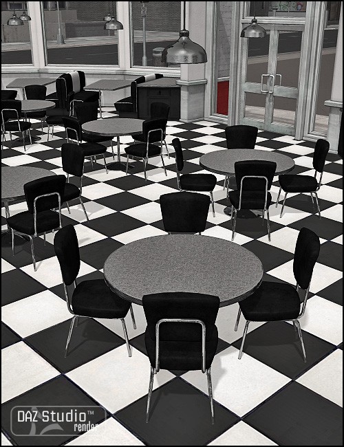 Click here to see preview images for "Moonlit Moonshine's Diner Interior Noir" Moonlit Moonshine's Diner Interior Noir