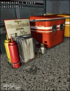 Moonshine's Diner Interior II