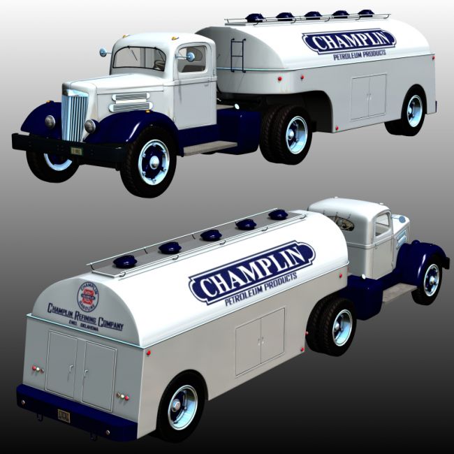 Click here to see preview images for "WHITE 718 1939 TANKTRAILER" WHITE 718 1939 TANKTRAILER
