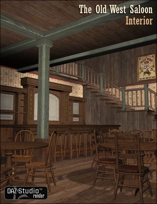 Click here to see preview images for "The Old West Saloon Interior" The Old West Saloon Interior