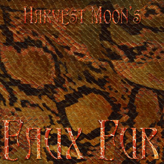 Click here to see preview images for "Harvest Moons Faux Fur" Harvest Moons Faux Fur