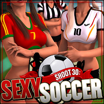 SHOOT 30: Sexy Soccer for Genesis 2 Female(s)