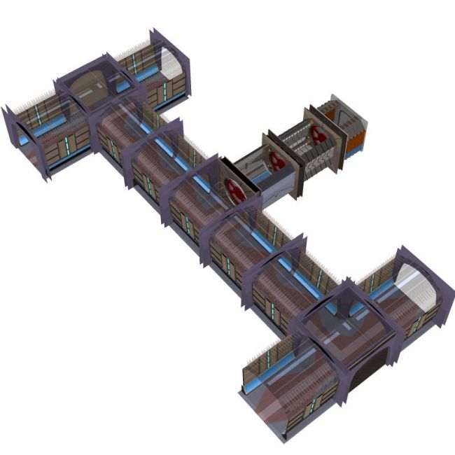 Click here to see preview images for "Sci-Fi Airlock (for Poser)" Sci-Fi Airlock (for Poser)