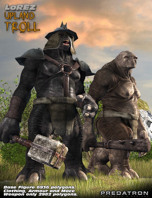 Click here to see preview images for "LoREZ Upland Troll" LoREZ Upland Troll