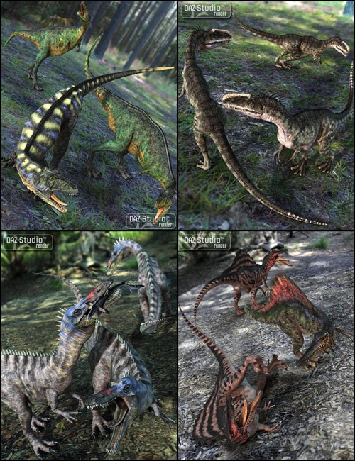 Click here to see preview images for "Prehistoric Predator Poses" Prehistoric Predator Poses