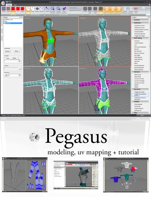 Click here to see preview images for "Pegasus Modeler 2.0 Upgrade" Pegasus Modeler 2.0 Upgrade