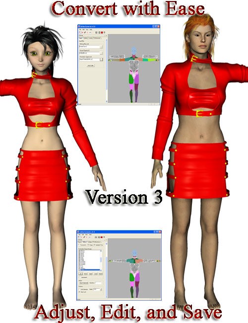 Click here to see preview images for "Clothes Converter 3.2" Clothes Converter 3.2