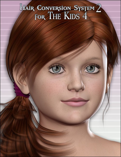 Click here to see preview images for "Hair Conversion System II for Kids 4" Hair Conversion System II for Kids 4