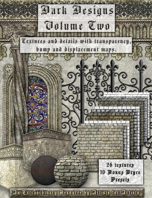 Click here to see preview images for "Dark Designs - Volume 2" Dark Designs - Volume 2