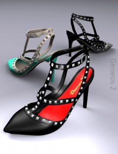 Studded Heels