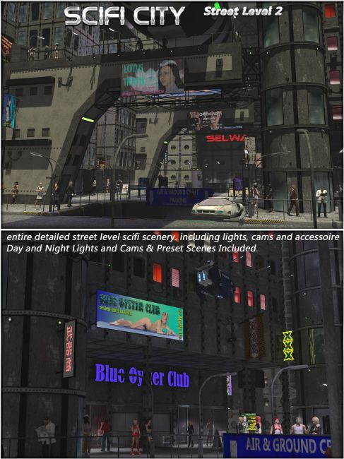 Click here to see preview images for "SciFi City Street Level 2" SciFi City Street Level 2