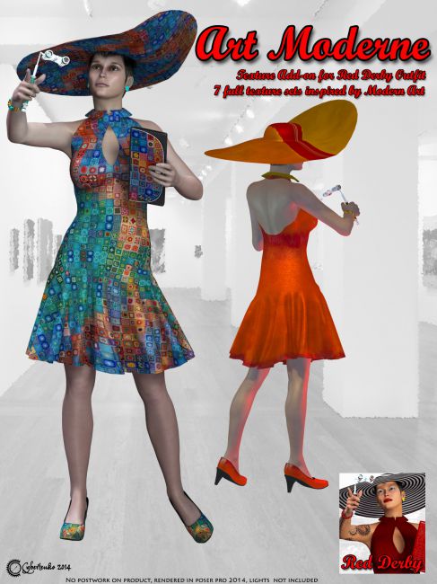 Click here to see preview images for "Art Moderne for Red Derby" Art Moderne for Red Derby