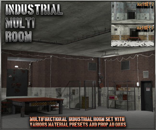 Click here to see preview images for "Industrial Multi Room" Industrial Multi Room