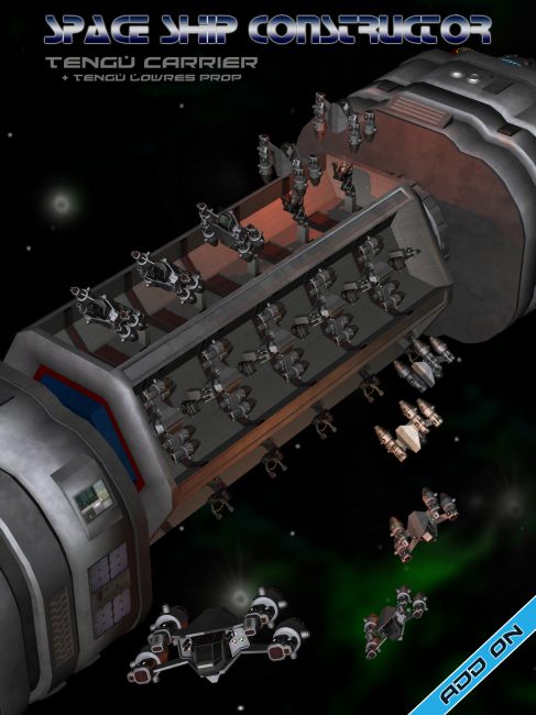 Click here to see preview images for "Space Ship Constructor Tengu Carrier" Space Ship Constructor Tengu Carrier