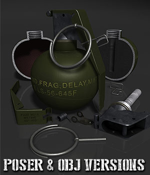 Detailed Hand Grenade