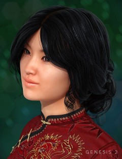 Kita Hair for Genesis 2 Female(s)