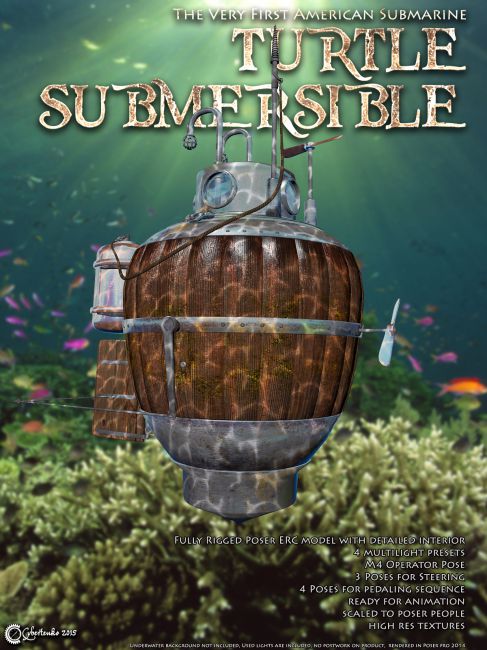 Click here to see preview images for "Turtle Submersible" Turtle Submersible