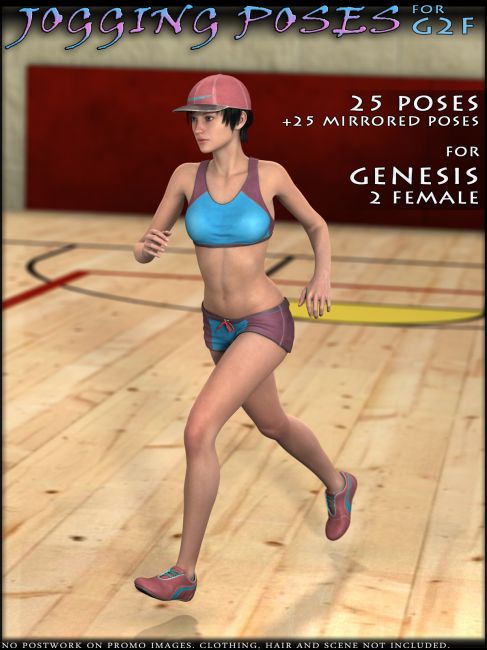 Click here to see preview images for "HFS Jogging Poses for G2F" HFS Jogging Poses for G2F