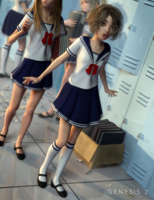 Click here to see preview images for "School Girl for Genesis 2 Female(s)" School Girl for Genesis 2 Female(s)