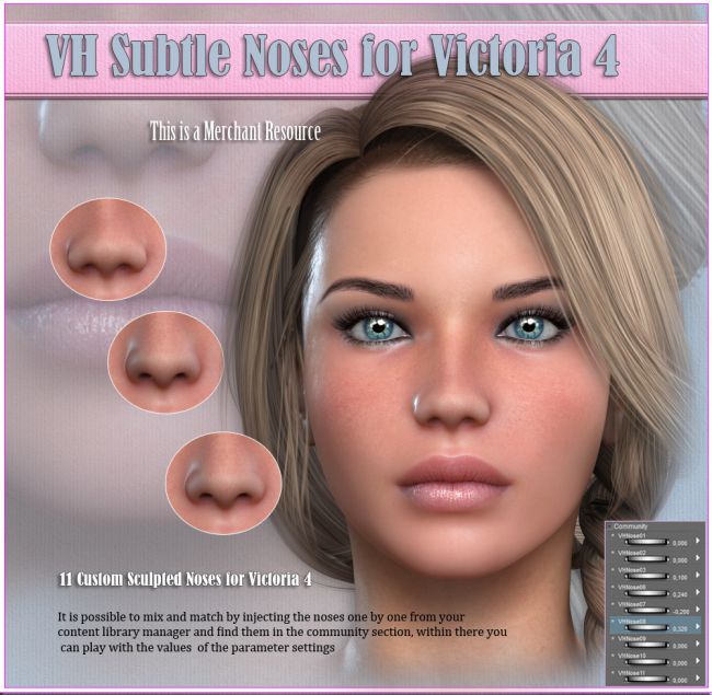 Click here to see preview images for "VH Subtle Noses" VH Subtle Noses