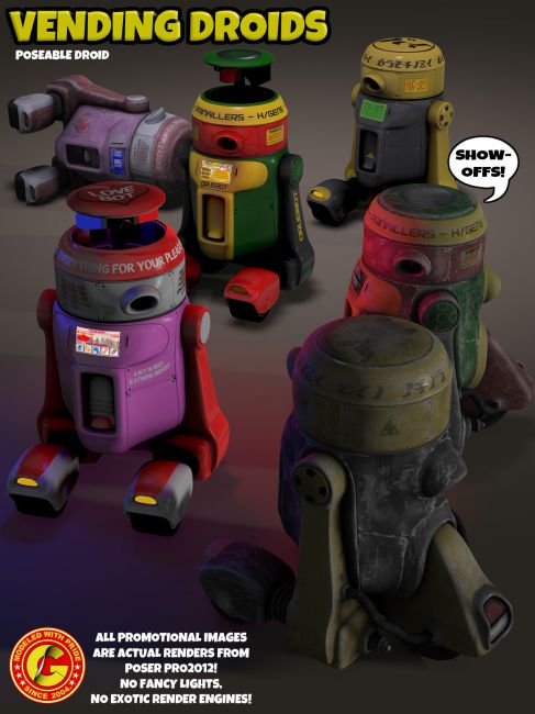 Click here to see preview images for "Vending Droids" Vending Droids