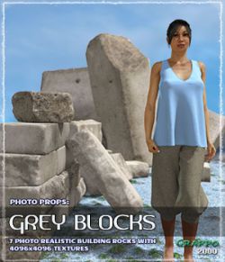Photo Props: Grey Blocks