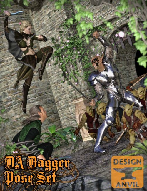 Click here to see preview images for "DA Dagger/Knife Pose Set" DA Dagger/Knife Pose Set
