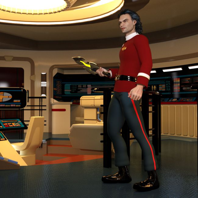 Click here to see preview images for "Space Fleet Uniform (M4) (for Poser)" Space Fleet Uniform (M4) (for Poser)