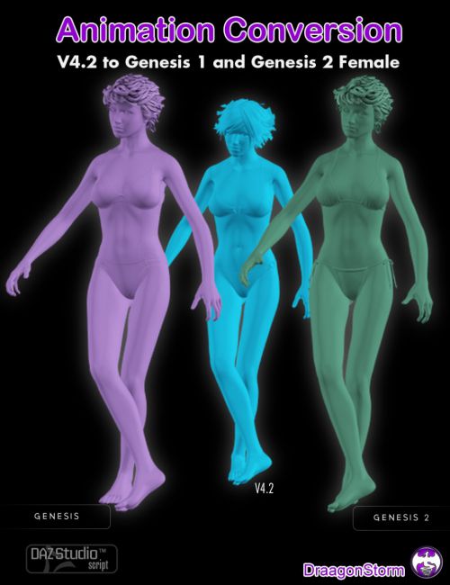 Click here to see preview images for "Animation Conversion V4.2 to Genesis and Genesis 2 Female" Animation Conversion V4.2 to Genesis and Genesis 2 Female